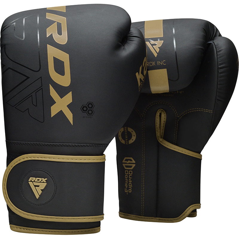 BOXING GLOVES F6 MATTE GOLDEN -12OZ
