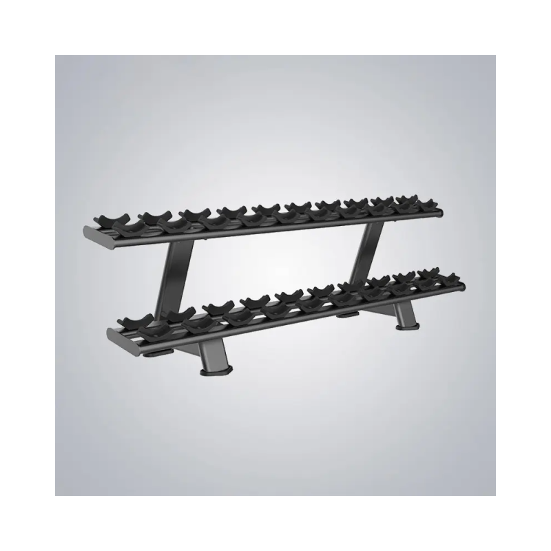 2-Tier 10 Pair Dumbbell Rack