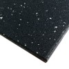 Rubber Floor 1000x1000x10mm black and white dot Pro-Fit