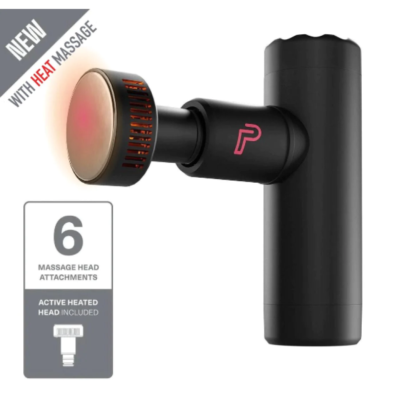 IGNITE MINI MASSAGE GUN WITH HEAT (BLACK)