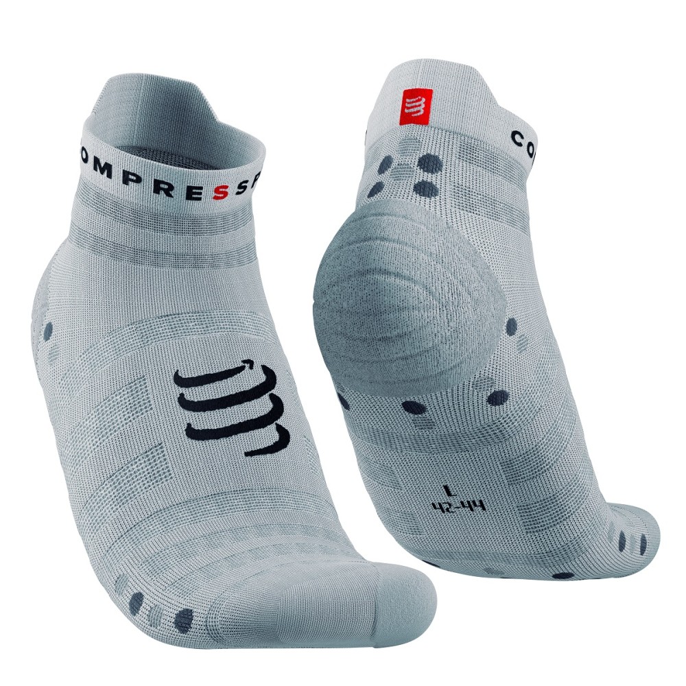 PRO RACING SOCKS V4.0 ULTRALIGHT LOW WHITE ALLOY 35-38
