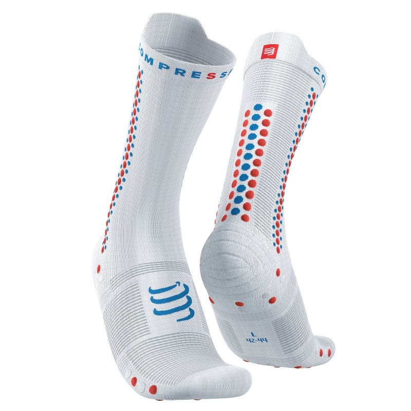 PRO RACING SOCKS V4.0 ΒΙΚΕ WHITE/ORANGEADE 42-44