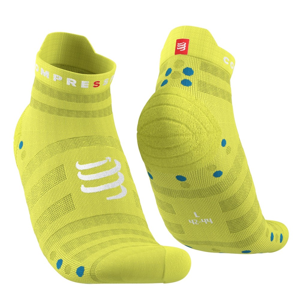 PRO RACING SOCKS V4.0 ULTRALIGHT LOW PRIMEROSE FJORD BLUE T3 / 42-44