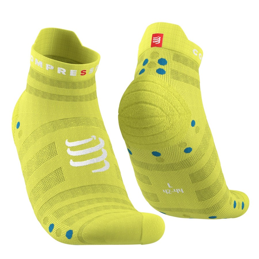 PRO RACING SOCKS V4.0 ULTRALIGHT LOW PRIMEROSE FJORD BLUE T4 / 45-48