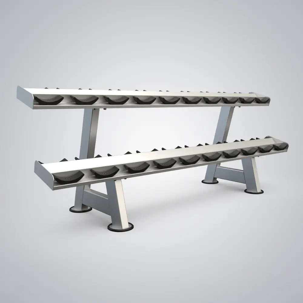 2-Tier 10 Pair Dumbbell Rack