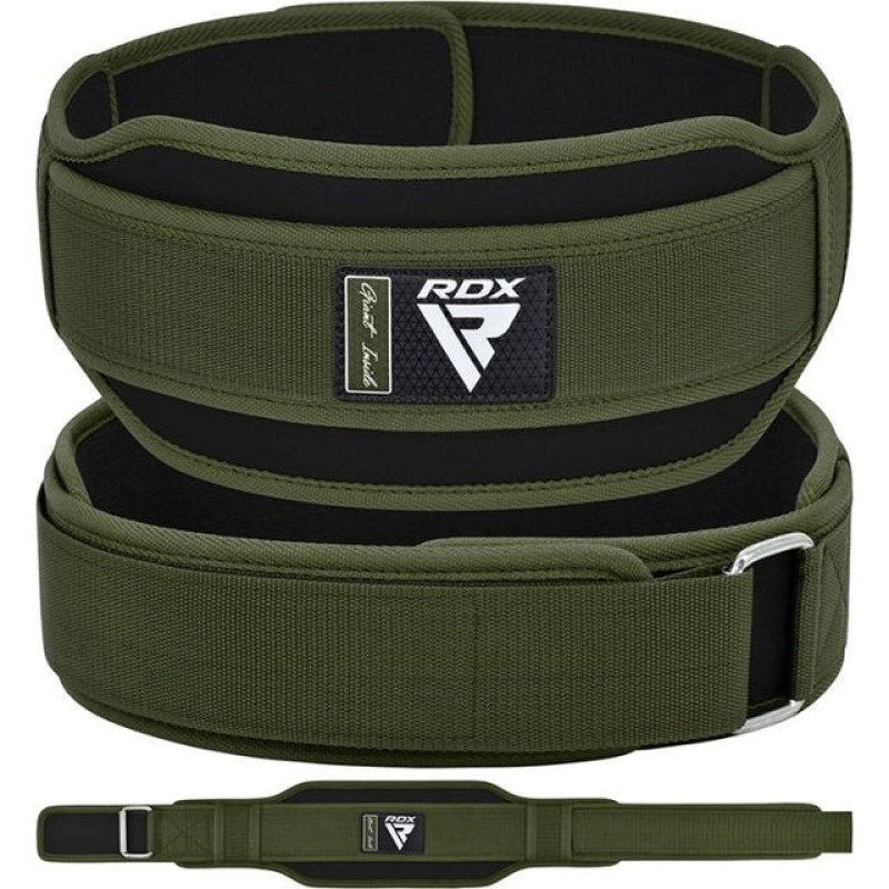 WEIGHT LIFTING DOUBLE BELT RX5 ARMY GREEN -M