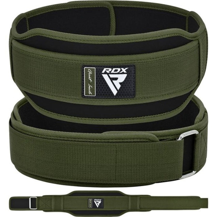 WEIGHT LIFTING DOUBLE BELT RX5 ARMY GREEN -M