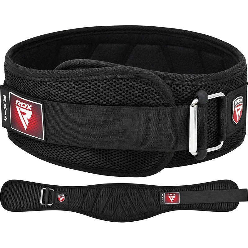 WEIGHT LIFTING BELT EVA CURVE RX4 BLACK-L