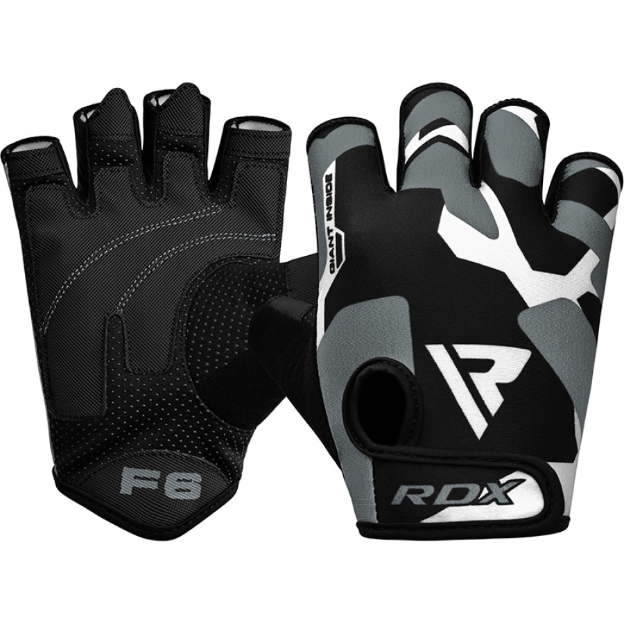 GYM GLOVES SUMBLIMATION F6 GRAY-L