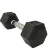 Hexagonal Rubber Dumbbell 2.5kg set Pro-Fit