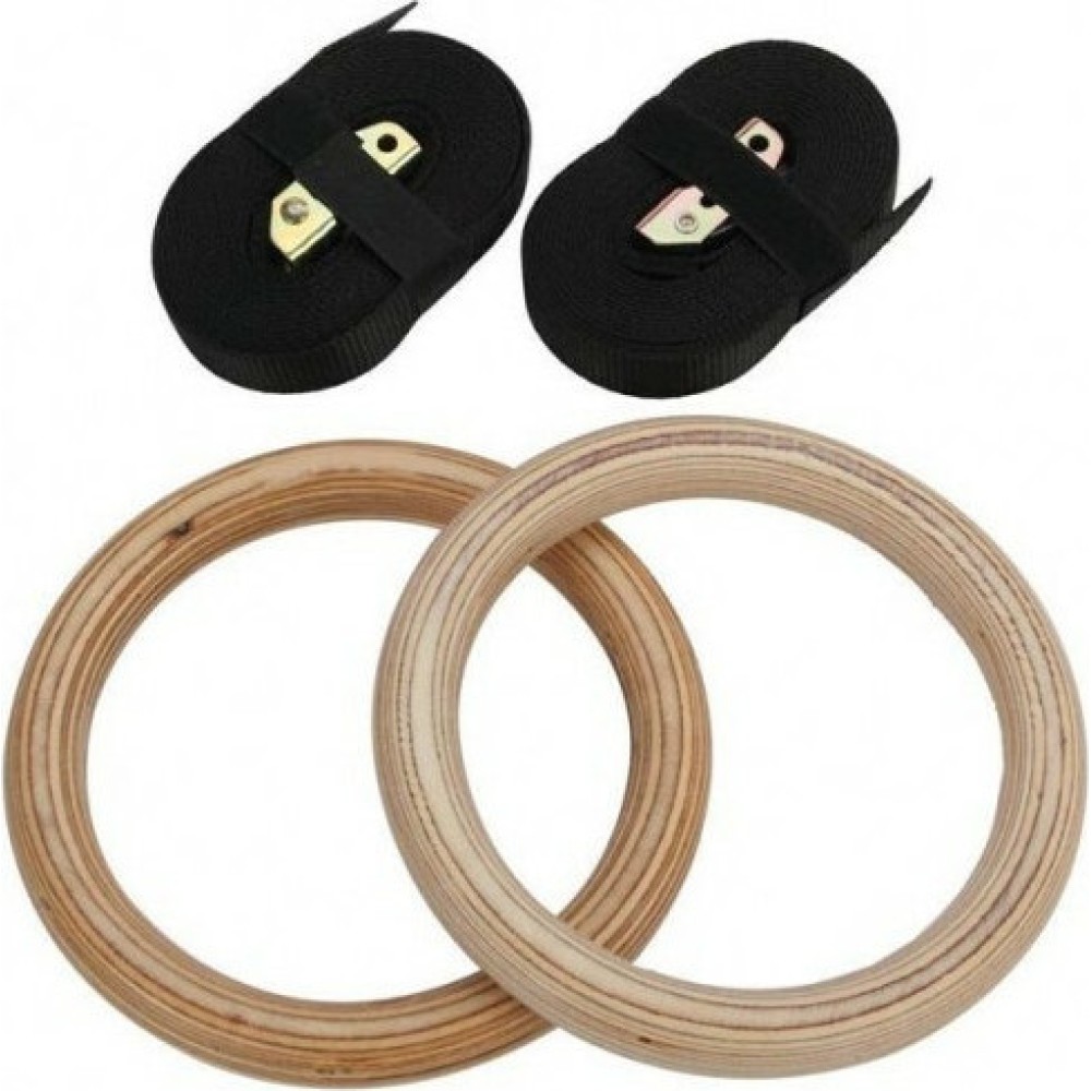 Κρίκοι Γυμναστικής ξύλινοι