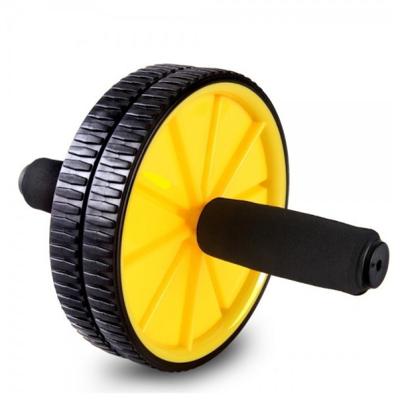 Ρόδα κοιλιακών (μαυρο-κιτρινο χρωμα)  MDS