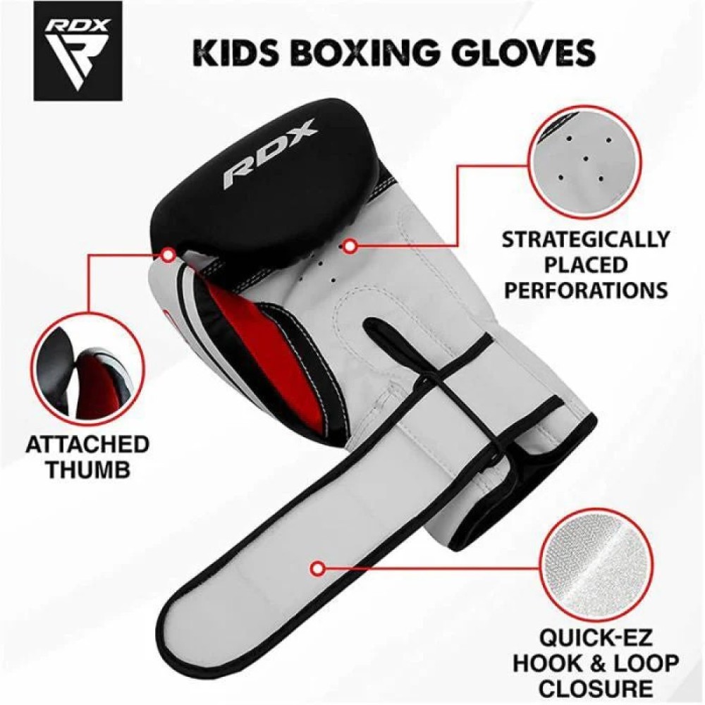 3PC PUNCH BAG KIDS WHITE-2F