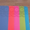 TWO-TONE T.P.E. YOGA MAT LIGHT GREEN