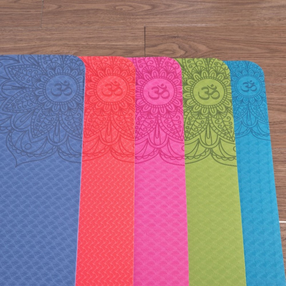 TWO-TONE T.P.E. YOGA MAT