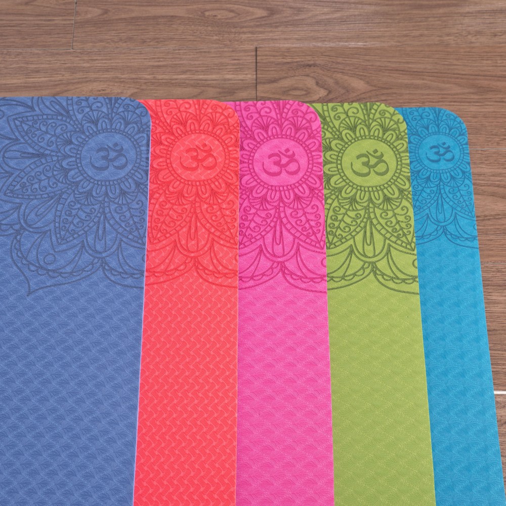 TWO-TONE T.P.E. YOGA MAT FUCHSIA