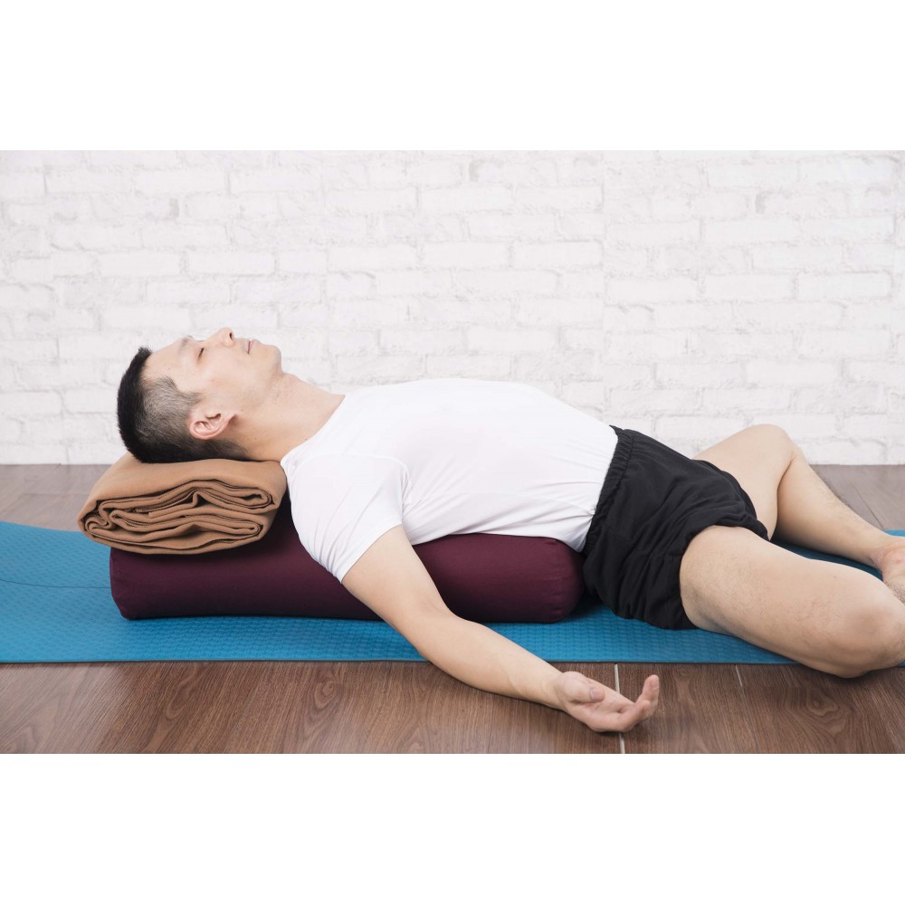 YOGA BOLSTER RECTANGULAR RED