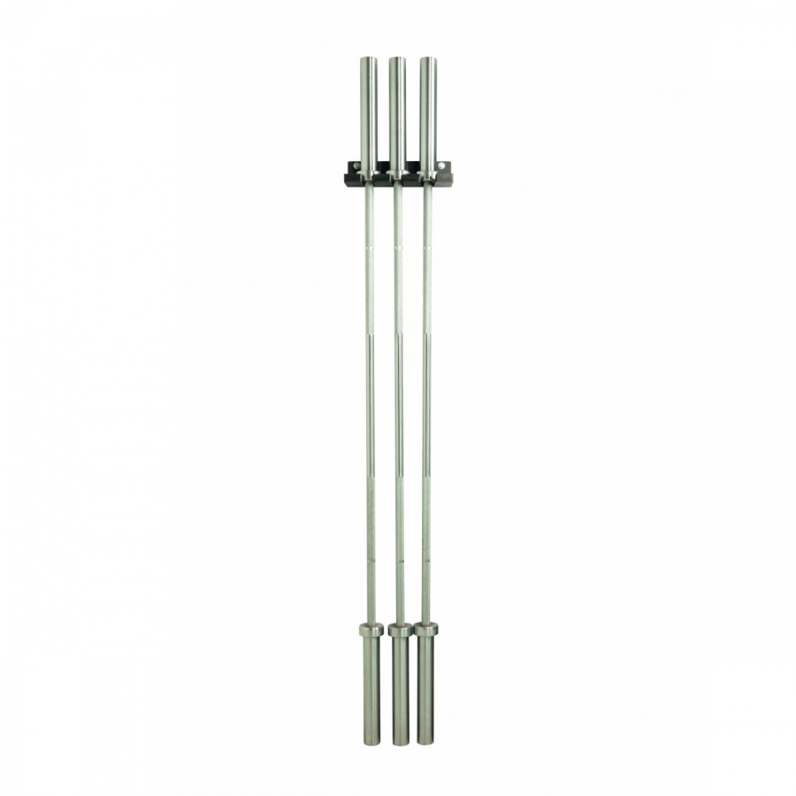 Vertical wall support for 3 Olympic bars