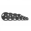 OLYMPIC BLACK RUBBER PLATE  10 kg