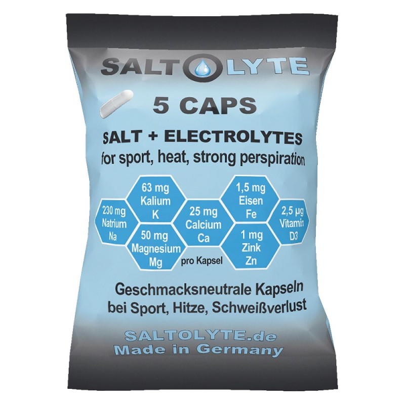 SALTOLYTE 5 CAPSULES (SALT & ELECTROLYTES)