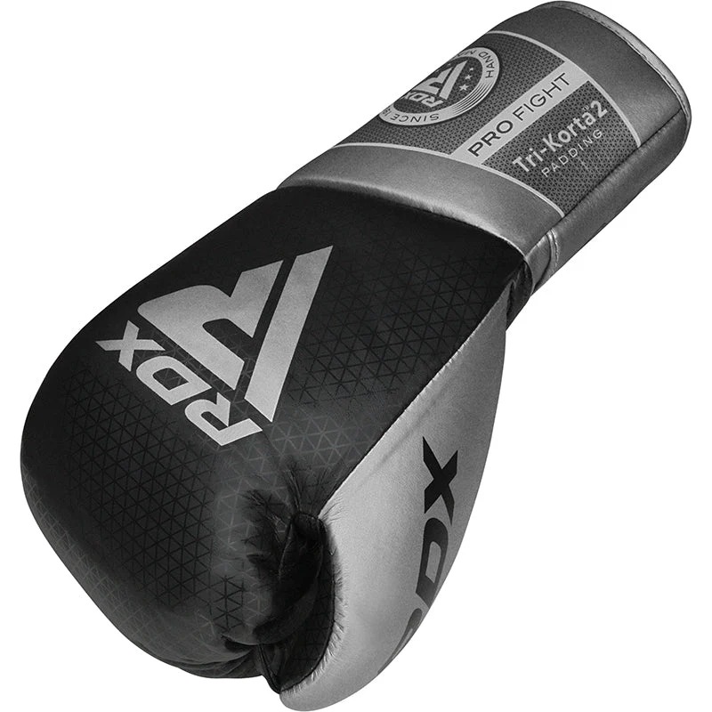 BOXING GLOVES MARK PRO FIGHT TRI KORTA 2 SILVER 8ΟΖ