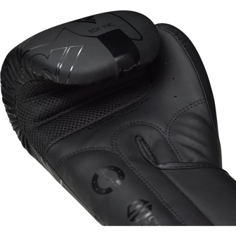 BOXING GLOVES F6 MATTE BLACK-10OZ