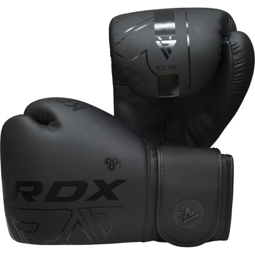 BOXING GLOVES F6 MATTE BLACK-10OZ