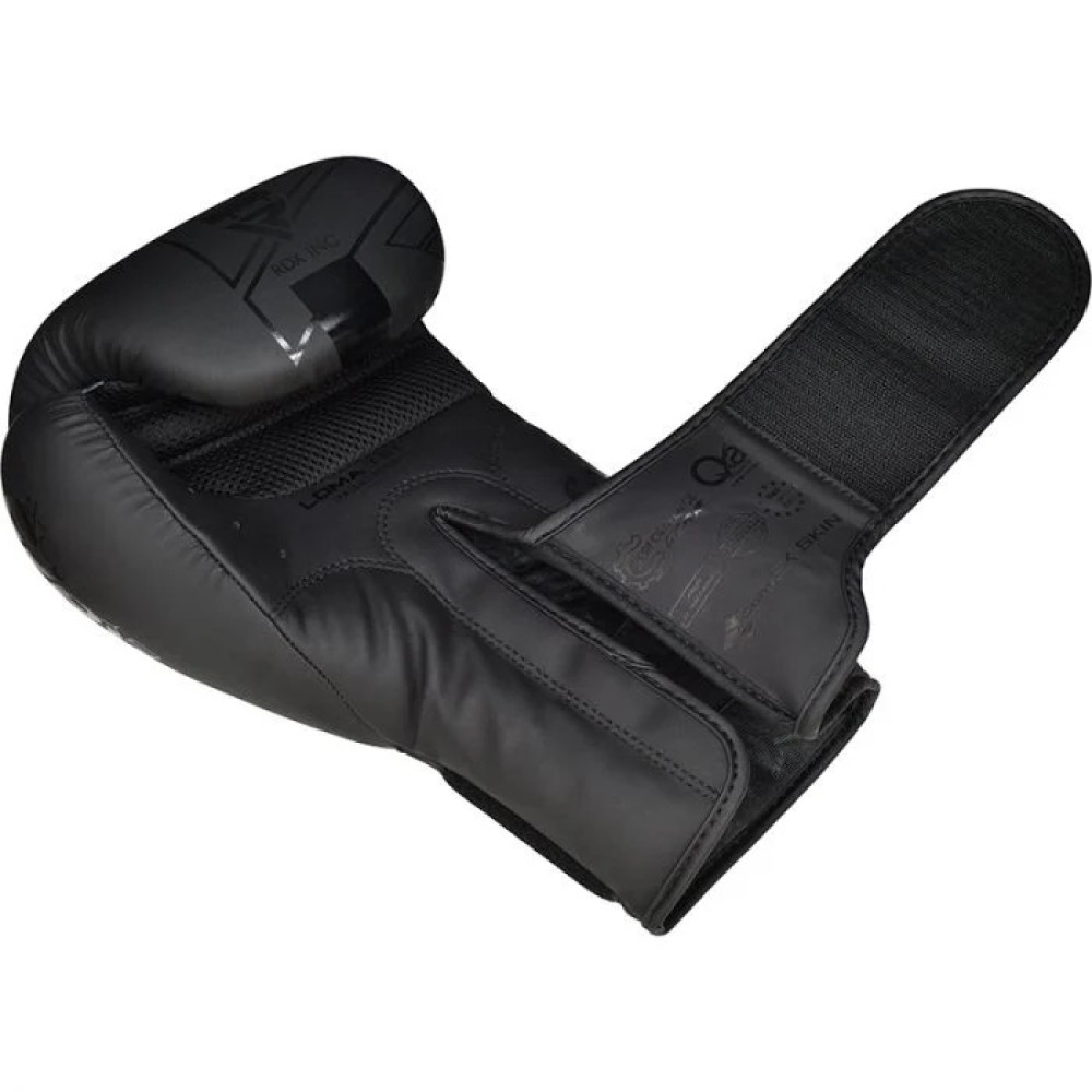BOXING GLOVES F6 MATTE BLACK-10OZ