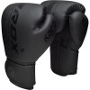 BOXING GLOVES F6 MATTE BLACK-10OZ