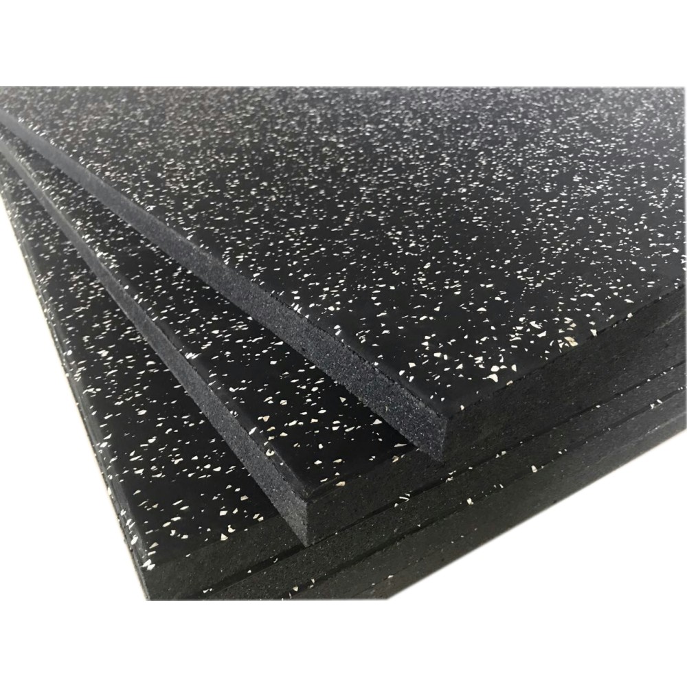 Super floor mat 1000*1000*20mm / black & white dot Pro-Fit