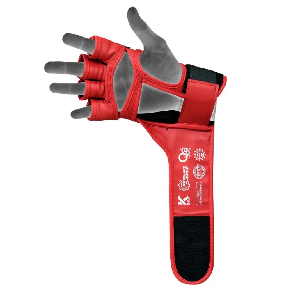 GRAPPLING GLOVES AURA PLUS T-17 RED/BLACK -L