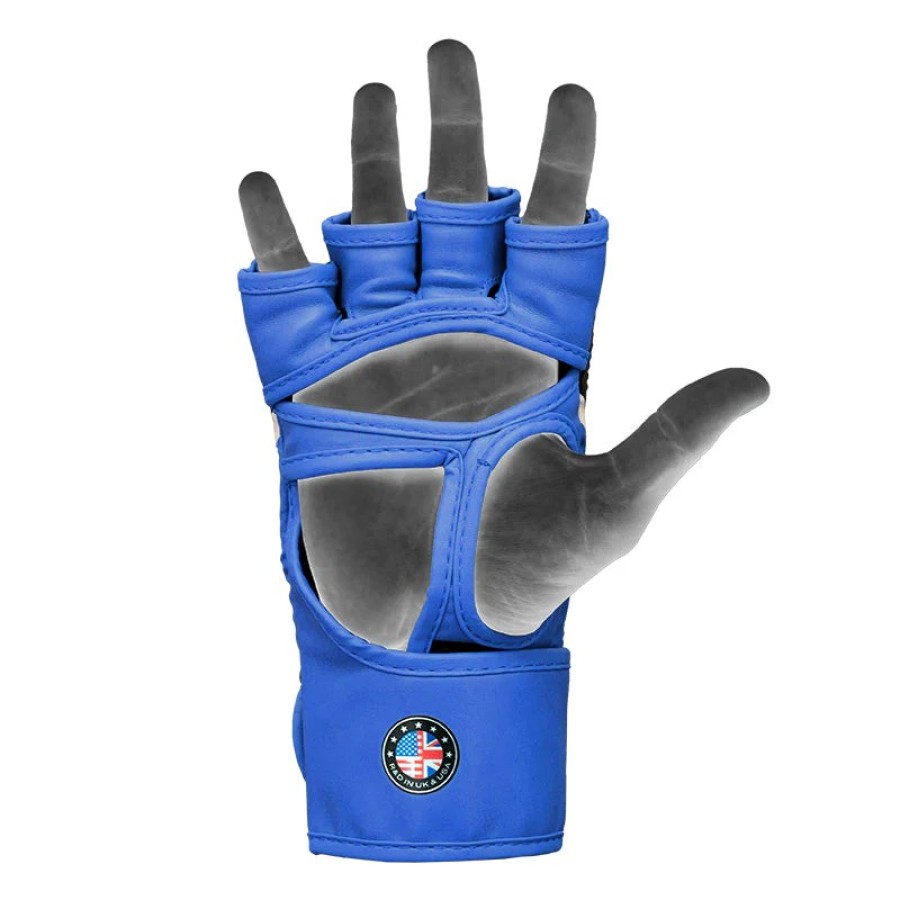 GRAPPLING GLOVES AURA PLUS T-17 BLUE/BLACK -XL