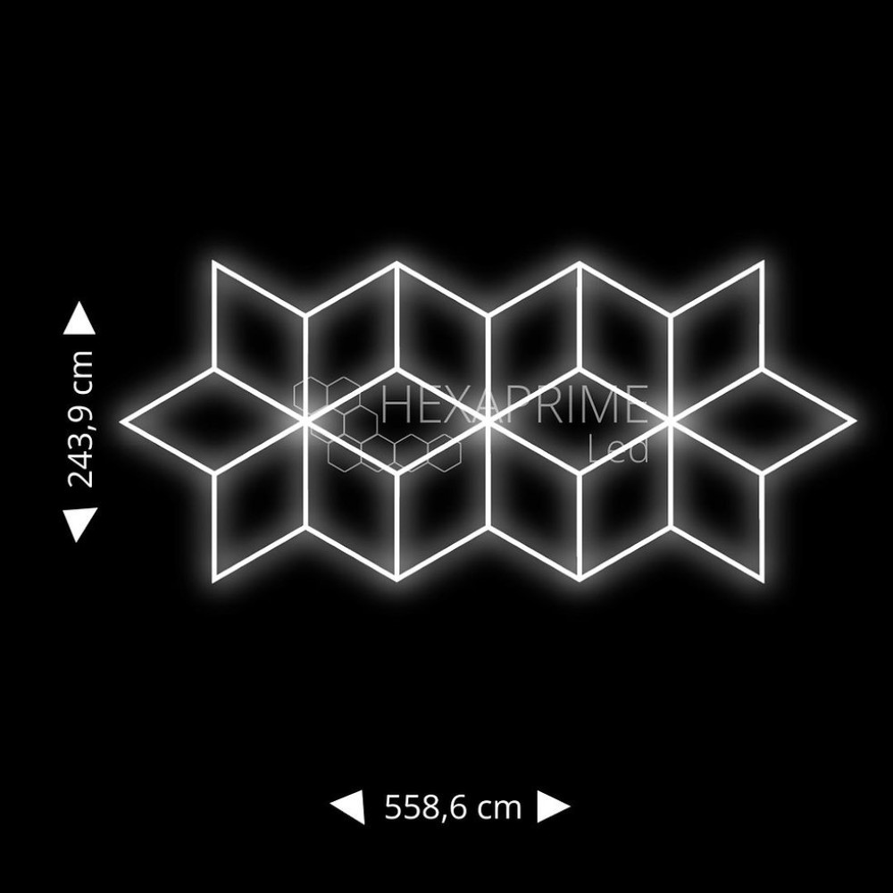 Φωτιστικό Hexaprime Led - Γεωμετρικό σχέδιο 3