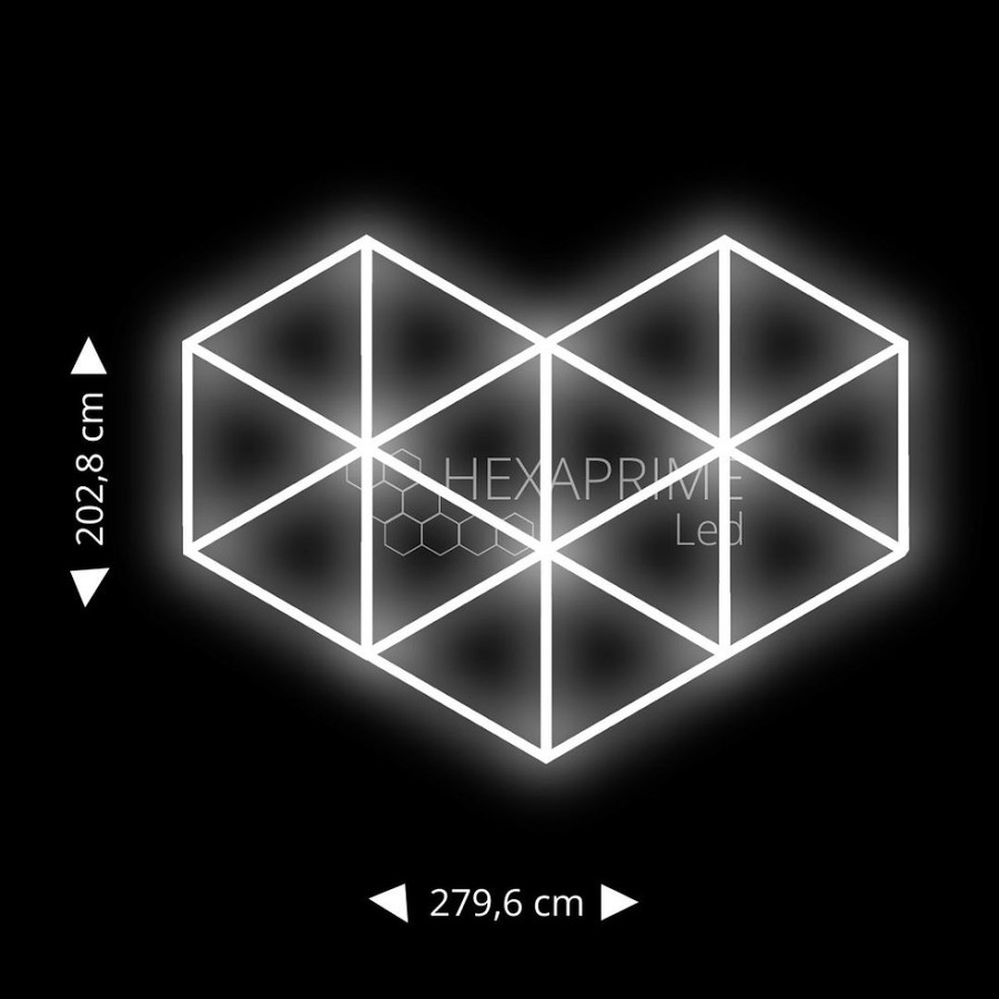 Φωτιστικό Hexaprime Led - Γεωμετρικό σχέδιο 5