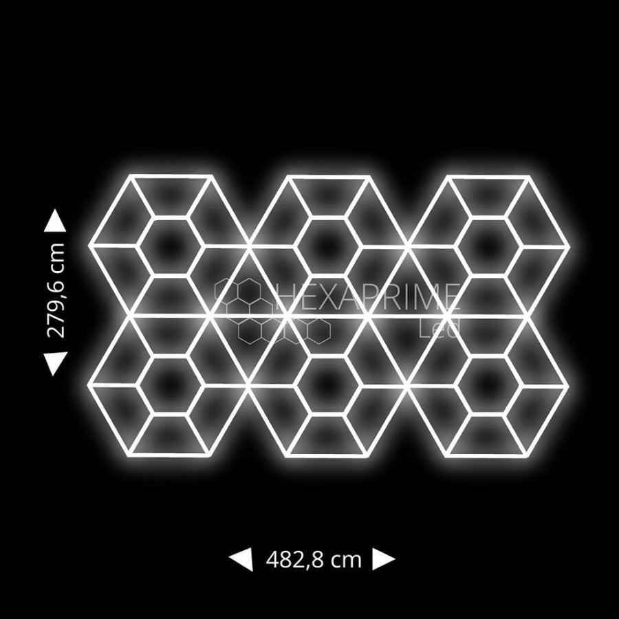 Φωτιστικό Hexaprime Led - Γεωμετρικό σχέδιο 8