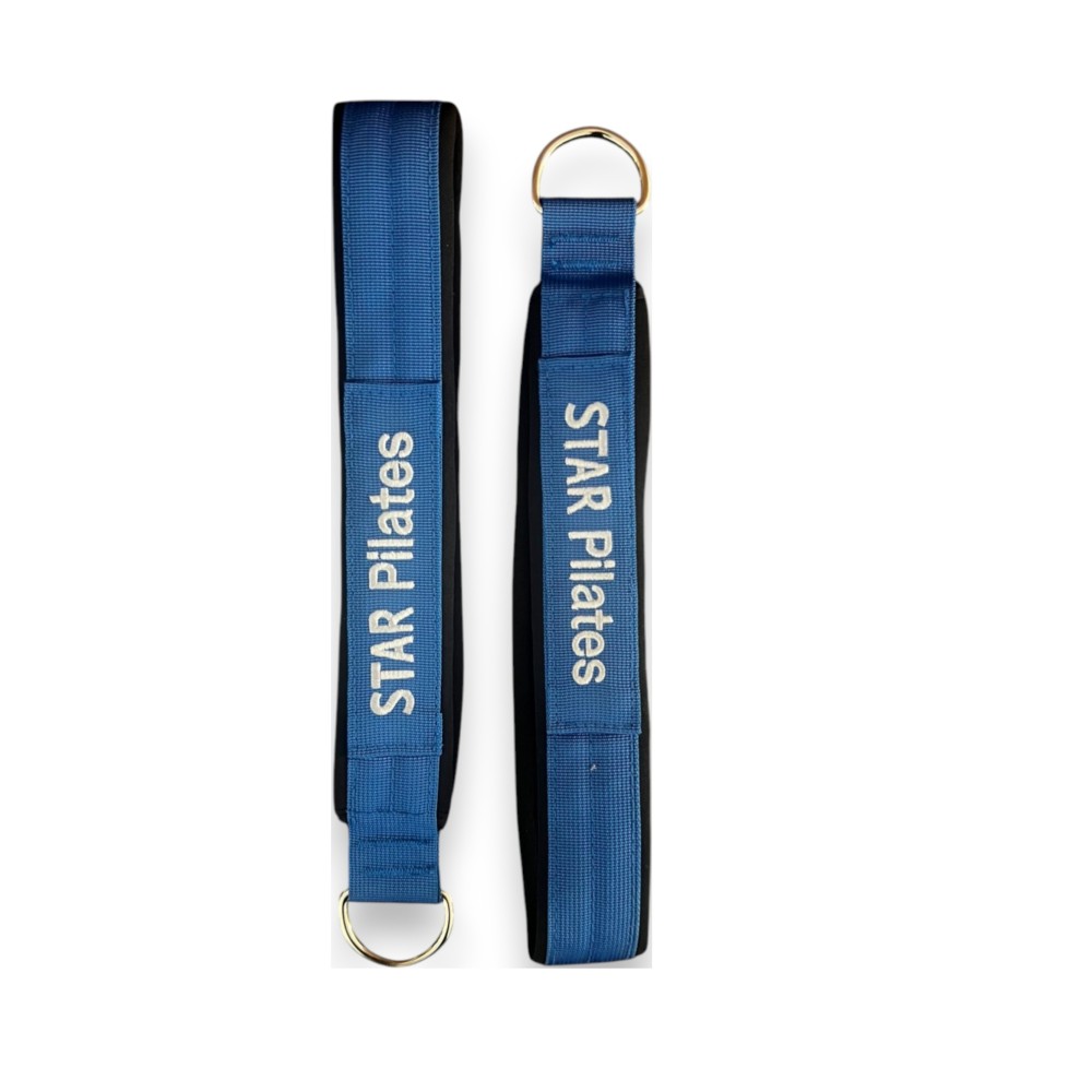 Μονή Λαβή "Star pilates" velvet μπλε ρουα