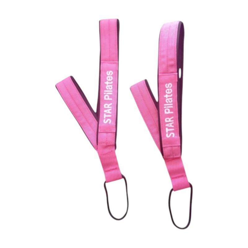 Διπλή Λαβή "Star pilates" Velvet Hot Pink