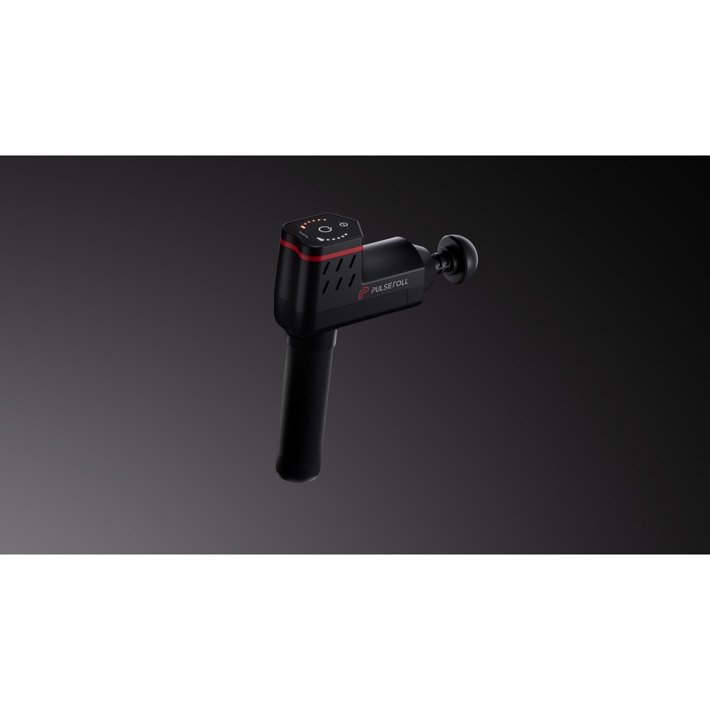 IGNITE PRO MASSAGE GUN WITH HEAT (BLACK/RED)