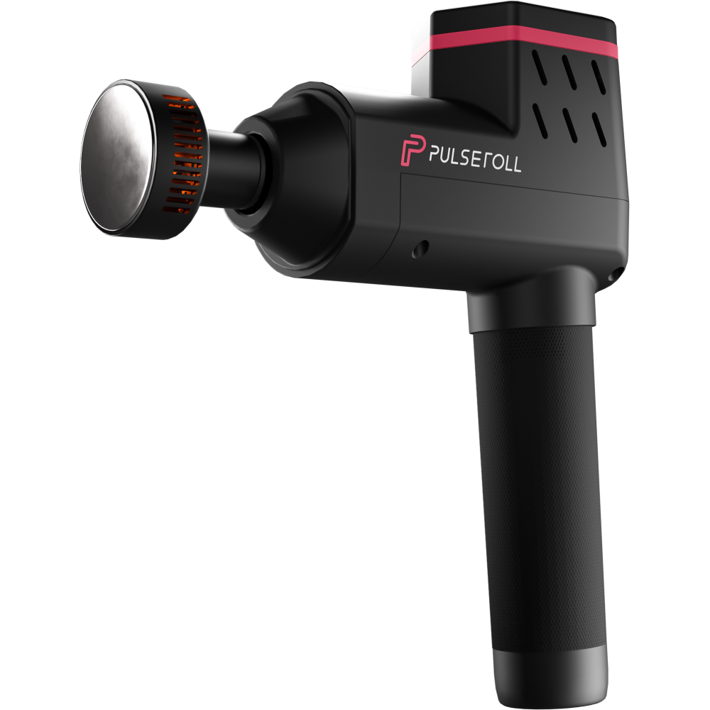 IGNITE PRO MASSAGE GUN WITH HEAT (BLACK/RED)