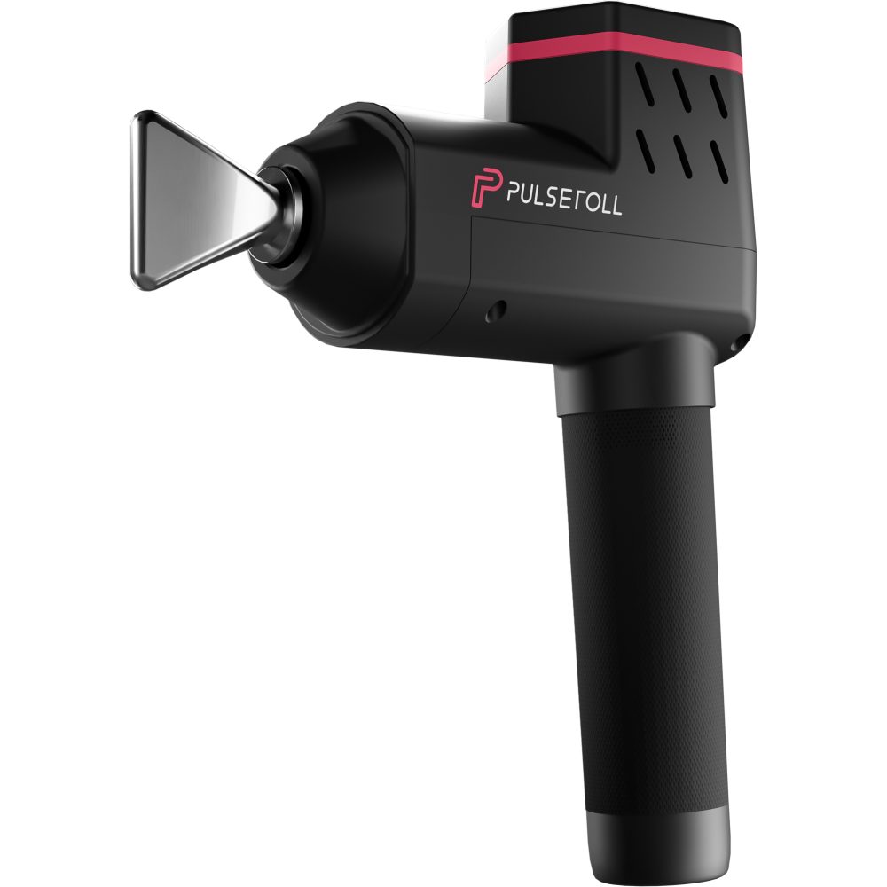 IGNITE PRO MASSAGE GUN WITH HEAT (BLACK/RED)