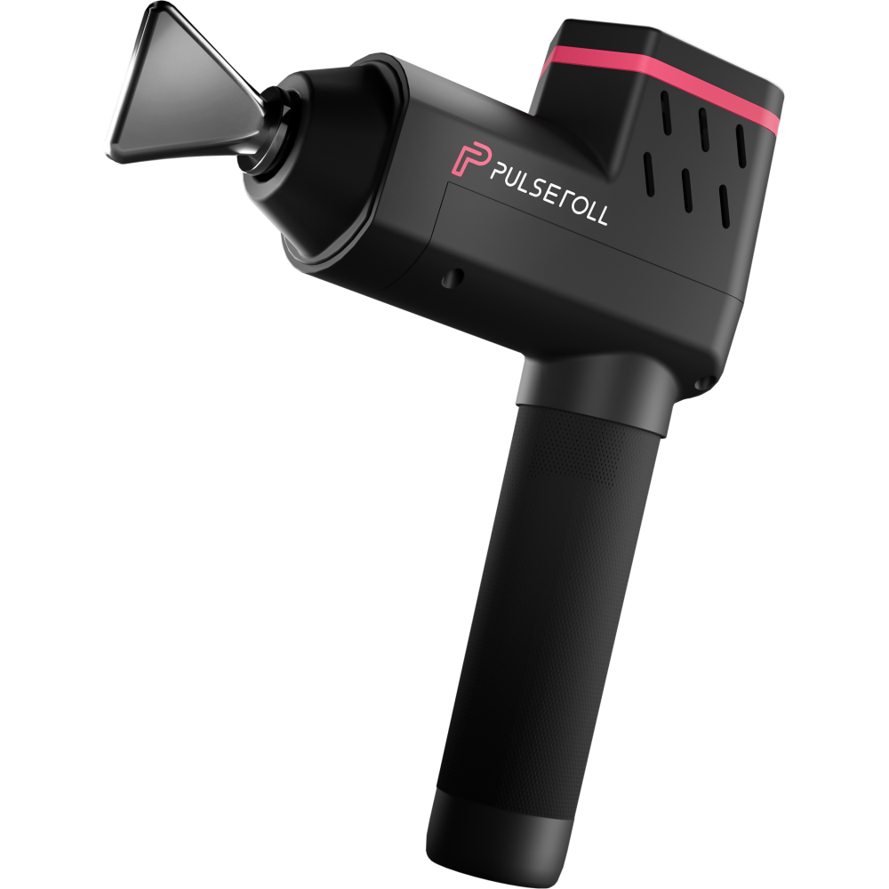 IGNITE PRO MASSAGE GUN WITH HEAT (BLACK/RED)