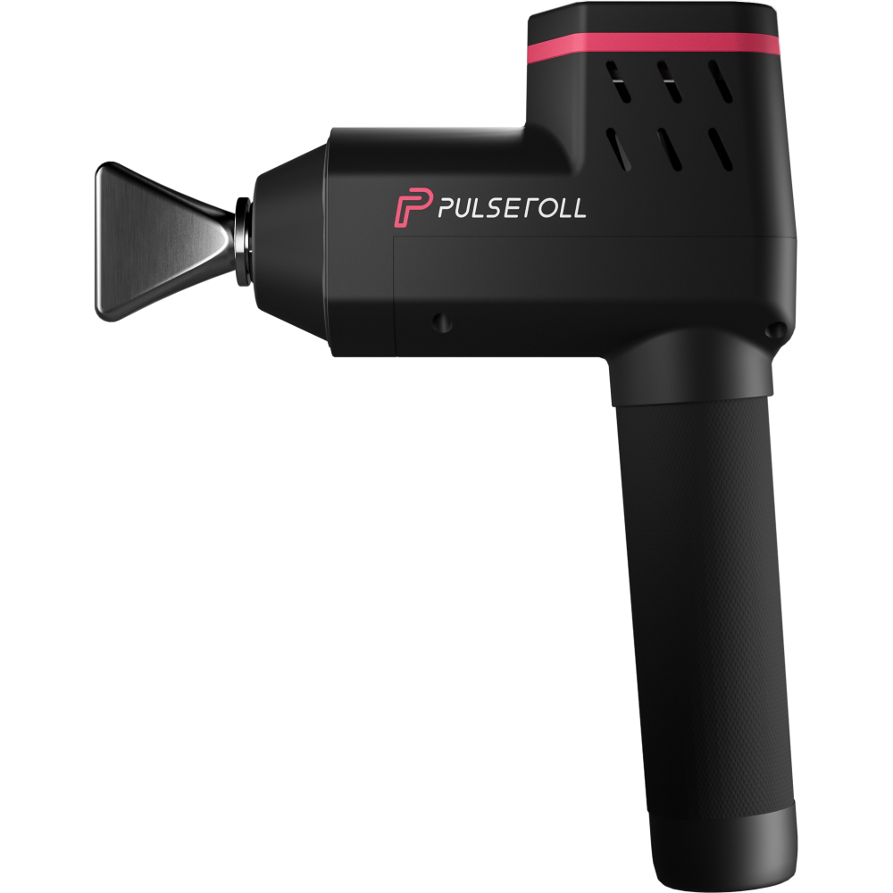 IGNITE PRO MASSAGE GUN WITH HEAT (BLACK/RED)