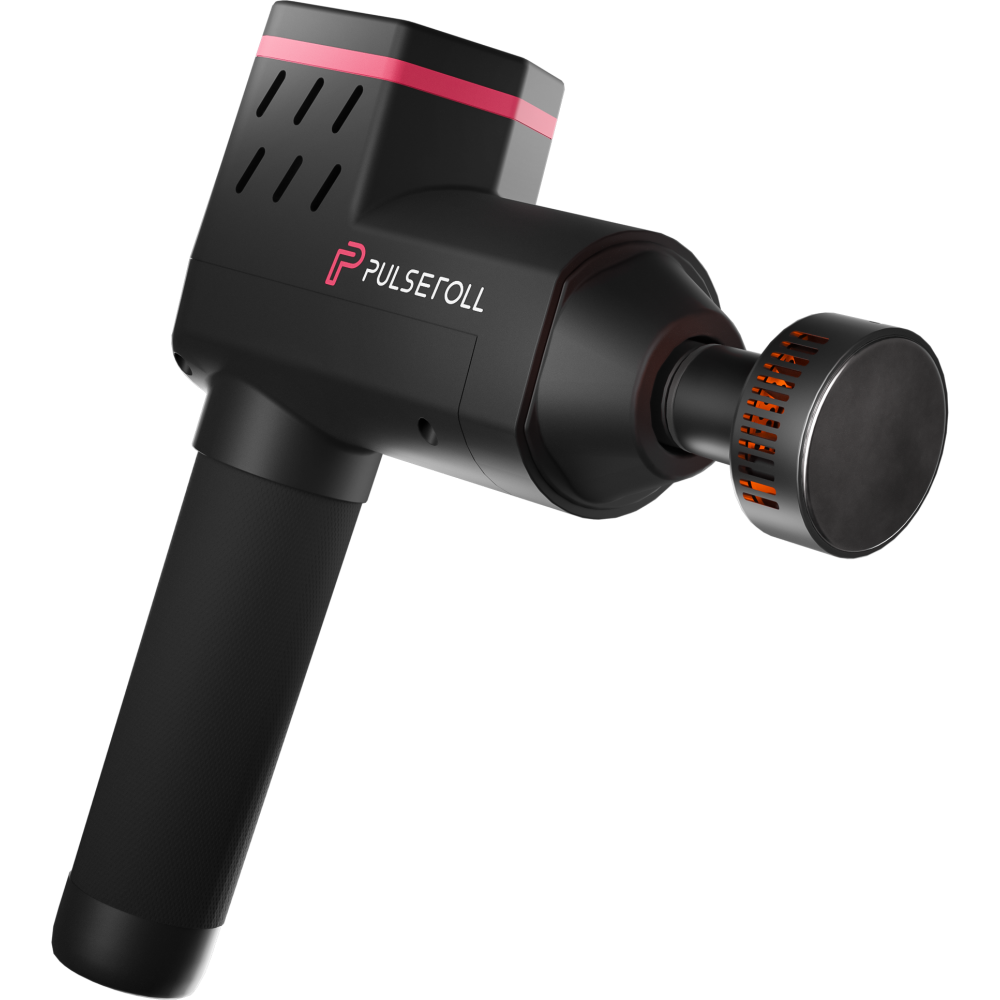 IGNITE PRO MASSAGE GUN WITH HEAT (BLACK/RED)