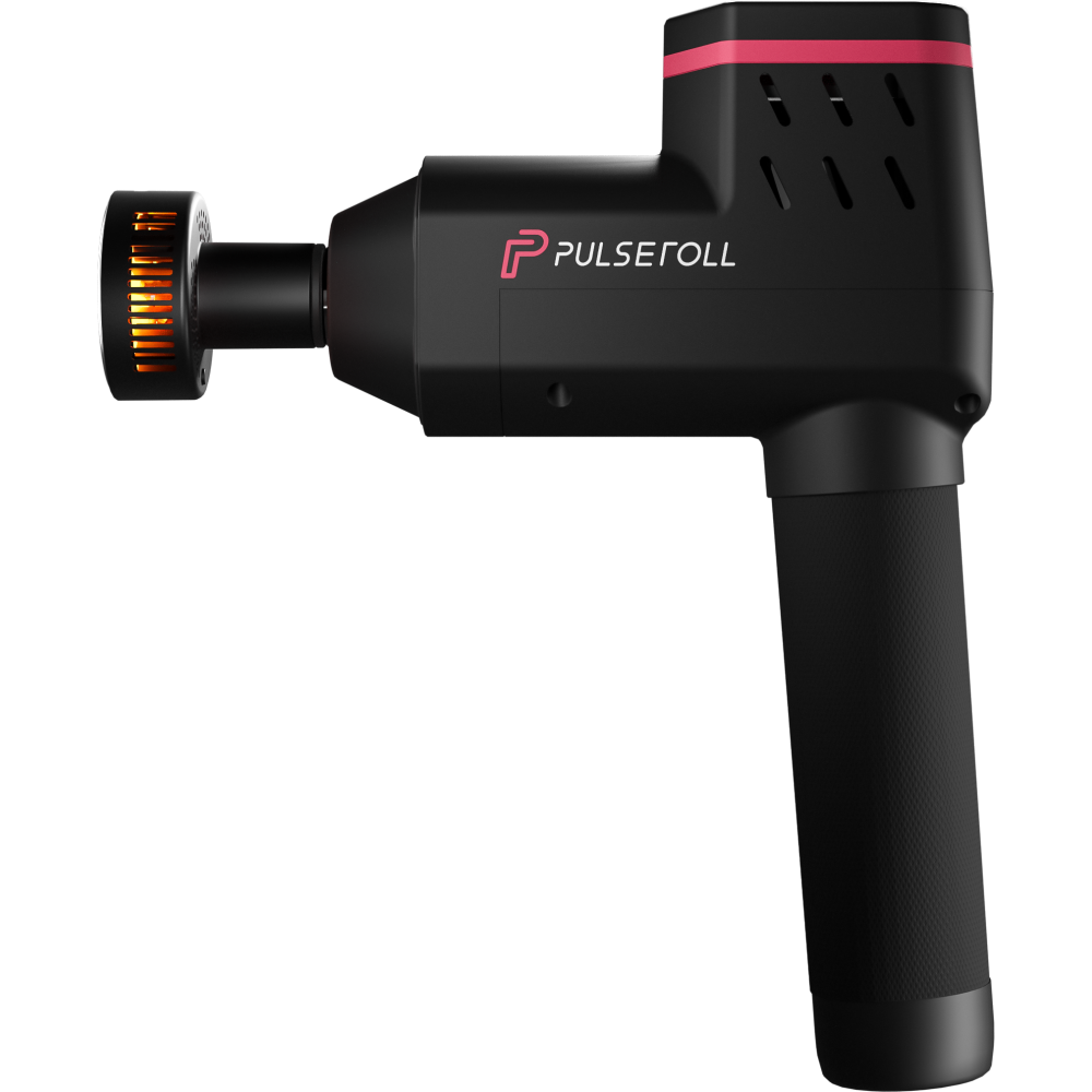 IGNITE PRO MASSAGE GUN WITH HEAT (BLACK/RED)