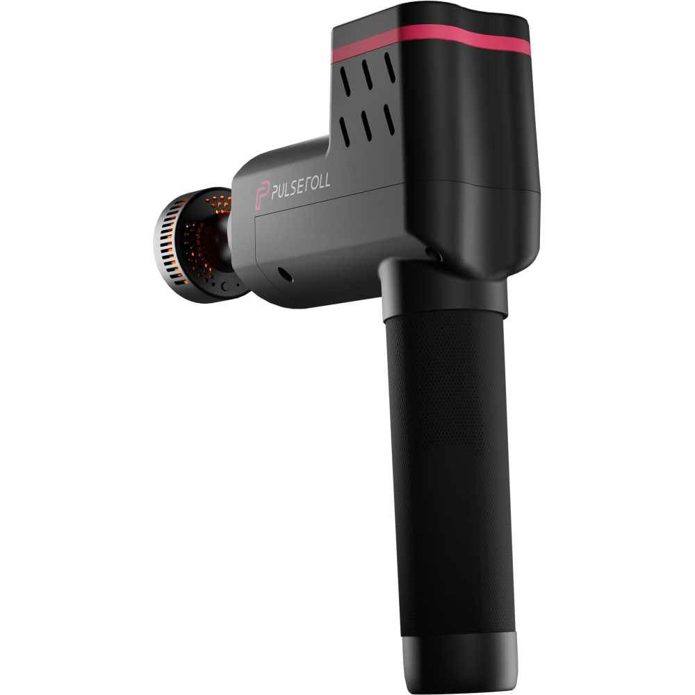 IGNITE PRO MASSAGE GUN WITH HEAT (BLACK/RED)