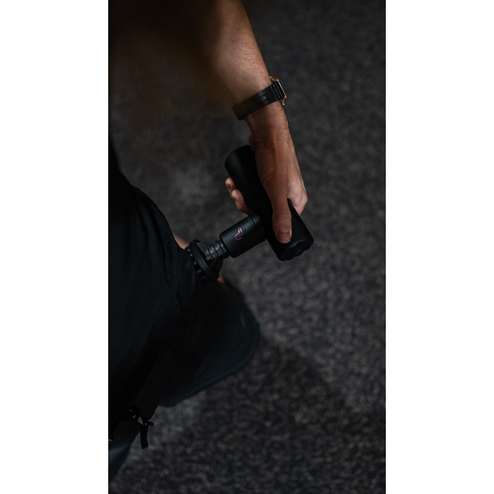 IGNITE MINI MASSAGE GUN WITH HEAT (BLACK)