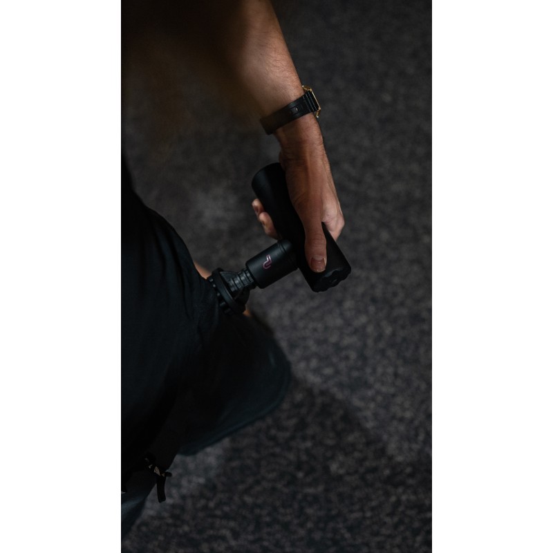 IGNITE MINI MASSAGE GUN WITH HEAT (BLACK)