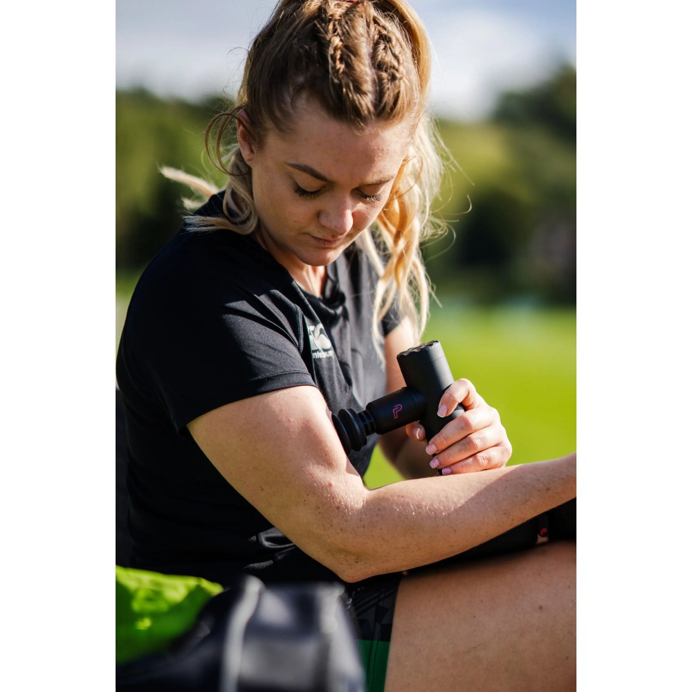 IGNITE MINI MASSAGE GUN WITH HEAT (BLACK)