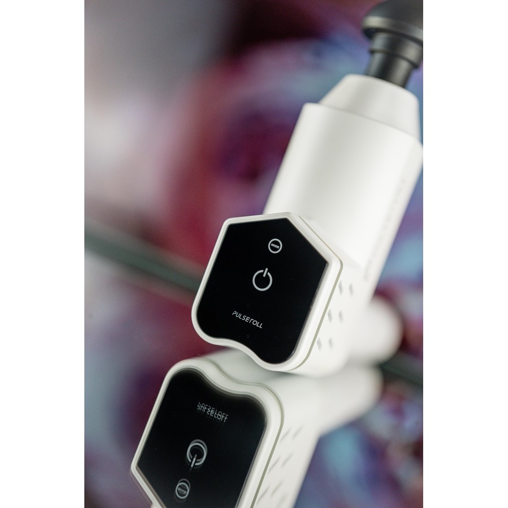 IGNITE PRO MASSAGE GUN WITH HEAT (WHITE/GREY)