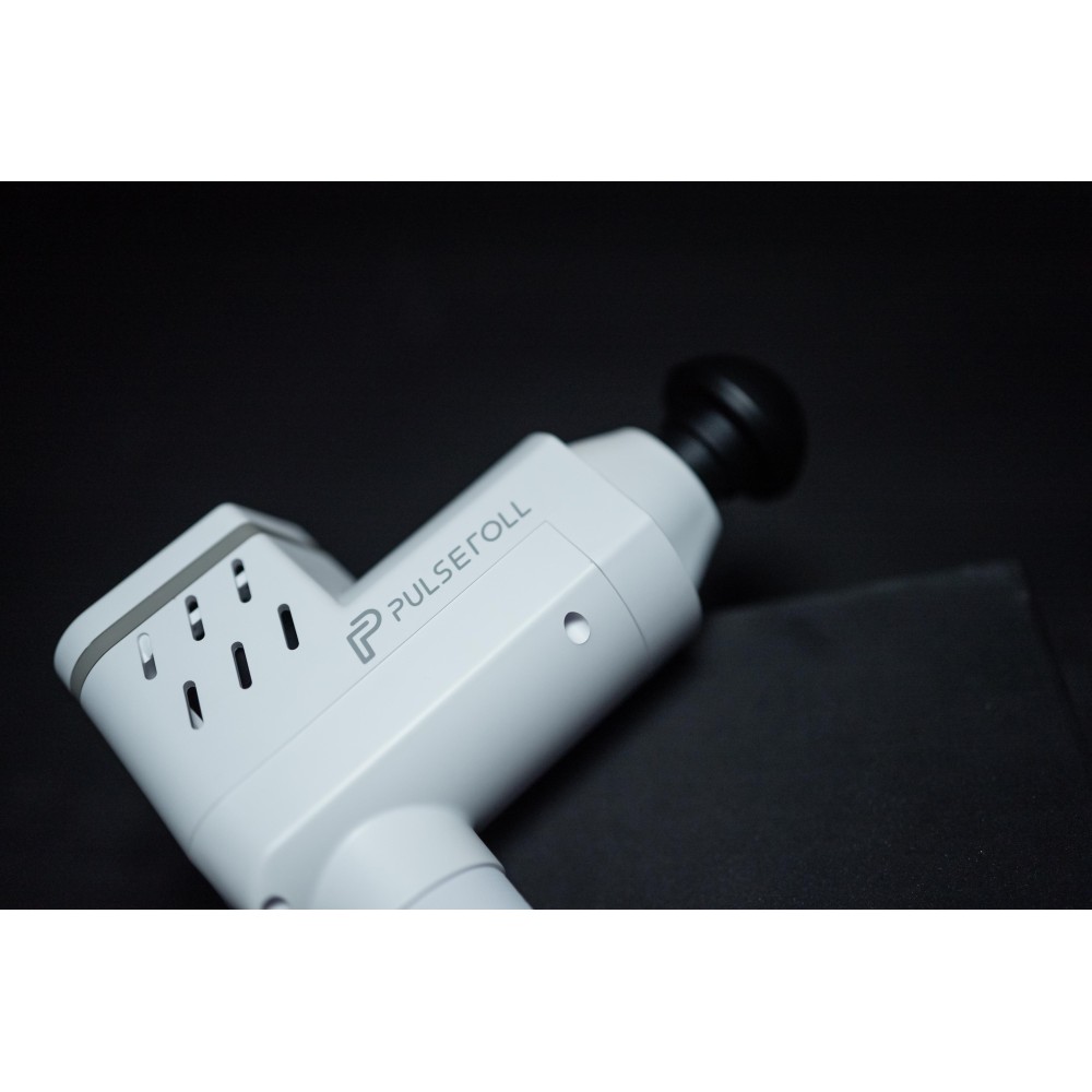 IGNITE PRO MASSAGE GUN WITH HEAT (WHITE/GREY)